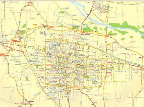 锡林浩特市辖区区划交通地图
