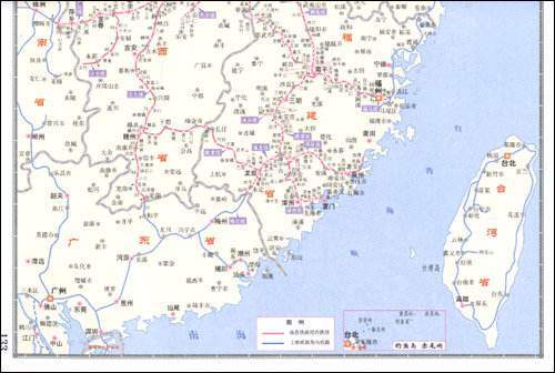 中国铁路地图